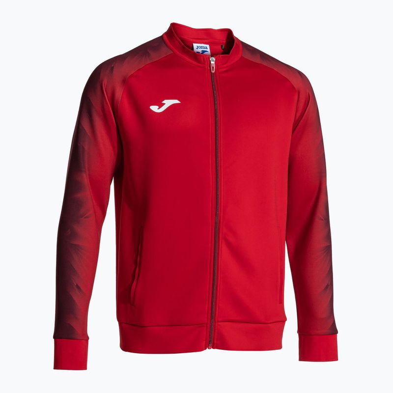 Pánská běžecká mikina Joma Elite XI Full Zip red 2