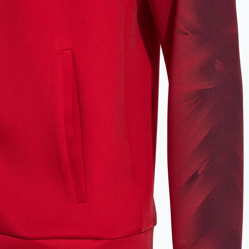 Pánská běžecká mikina Joma Elite XI Full Zip red 5