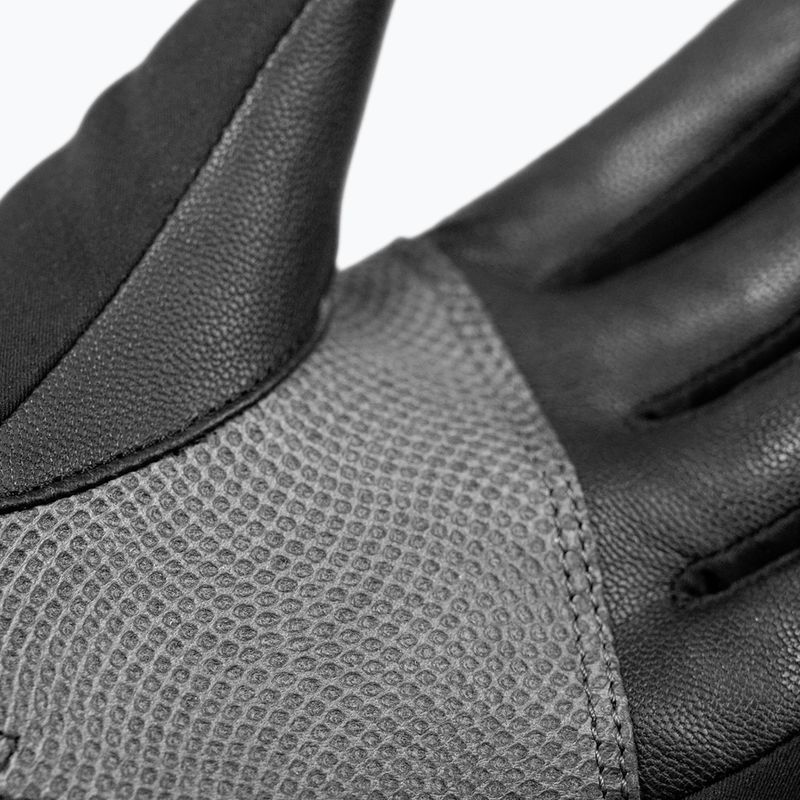 Dětské lyžařské rukavice Reusch Worldcup Warrior R-Tex XT Junior black/silver/fluo red 6