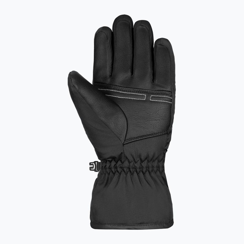 Dětské lyžařské rukavice Reusch Alan Junior black/white 4