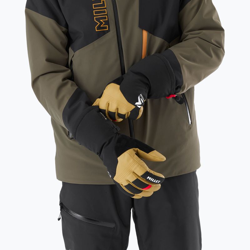 Pánské lyžařské rukavice Millet Cosmic GTX brown 7