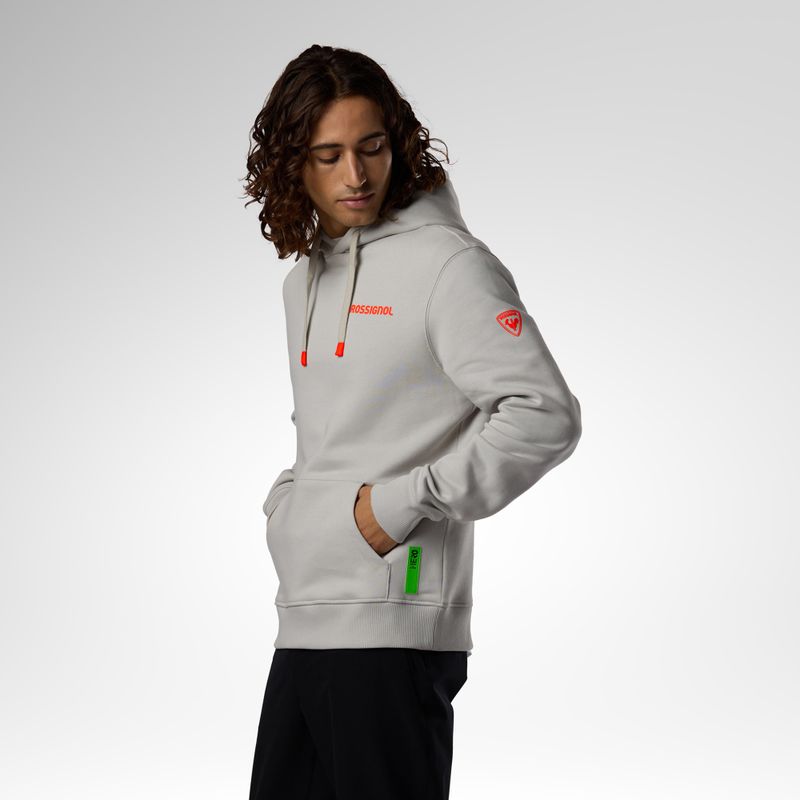 Pánská mikina Rossignol Hero Hoodie light grey 4