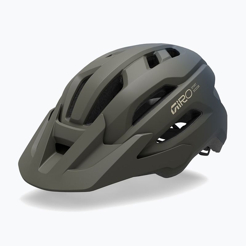 Dětská cyklistická helma Giro Fixture II MIPS matte dark sage/sapphire fade