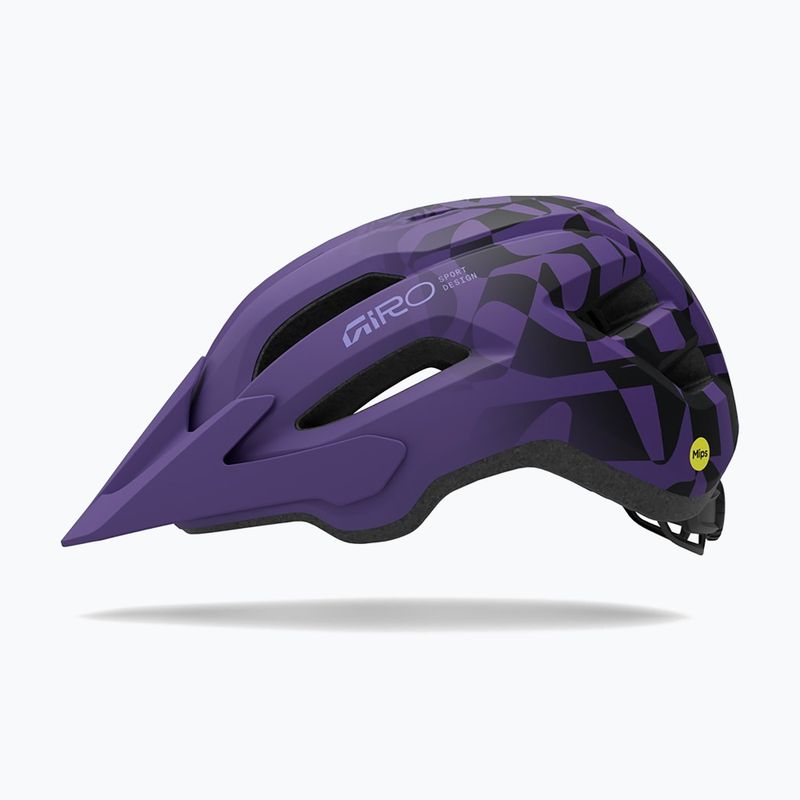 Dětská cyklistická helma Giro Fixture II MIPS matte purple rush 2