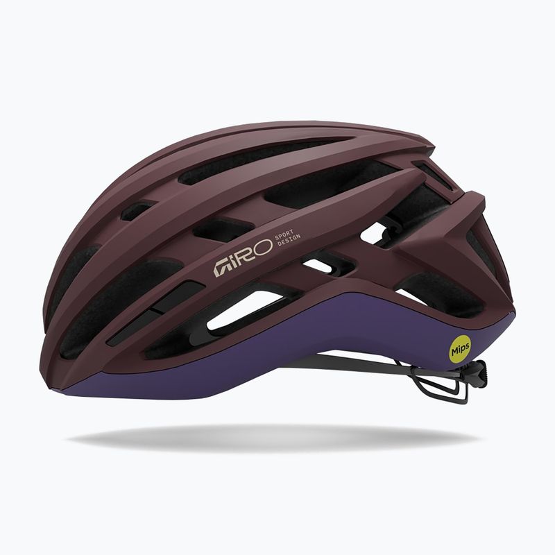 Cyklistická helma Giro Agilis MIPS matte dark maroon 2