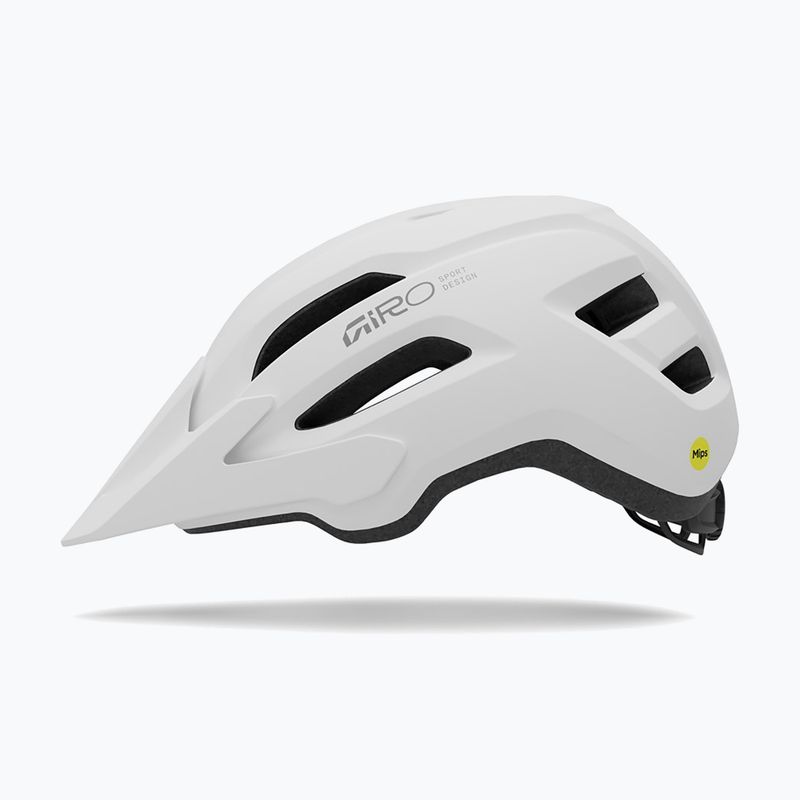 Cyklistická helma Giro Fixture II MIPS matte white/grey 2
