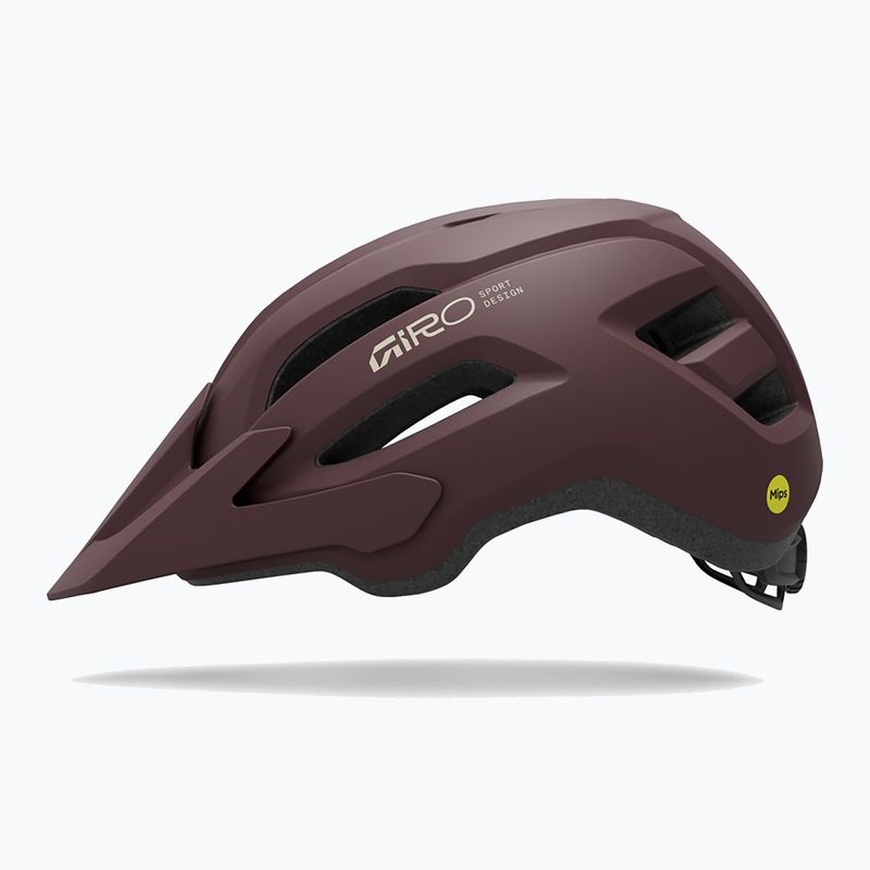Cyklistická helma Giro Fixture II MIPS W matte maroon 2