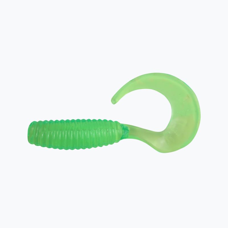 Gumová návnada Relax Twister VR1 Standard 8 ks. Transparentní limetka VR1-TS