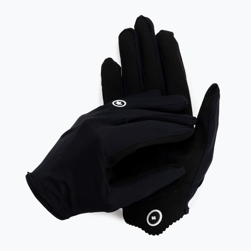 ASSOS RS Aero FF pánské cyklistické rukavice černé P13.50.528.18