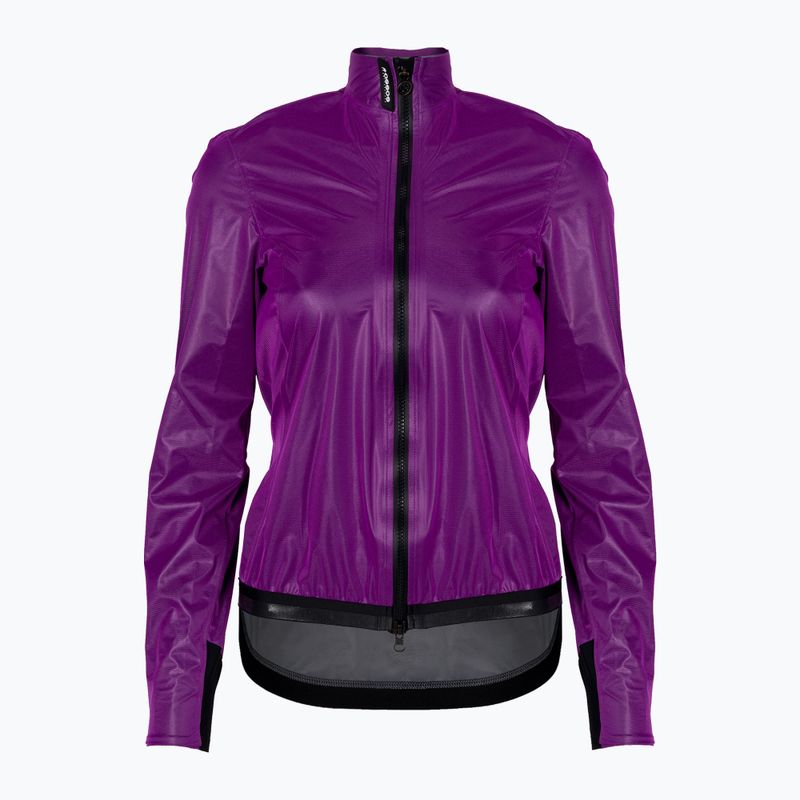 Dámská cyklistická bunda ASSOS Dyora RS Rain purple 12.32.372.4B