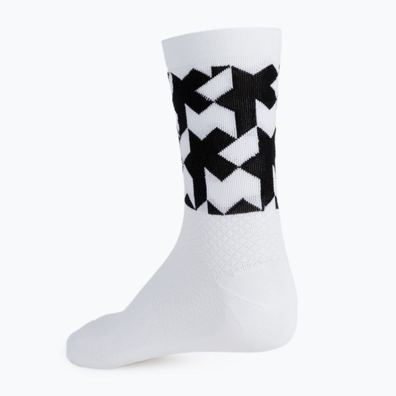ASSOS Monogram cyklistické ponožky bílé P13.60.695.57 4