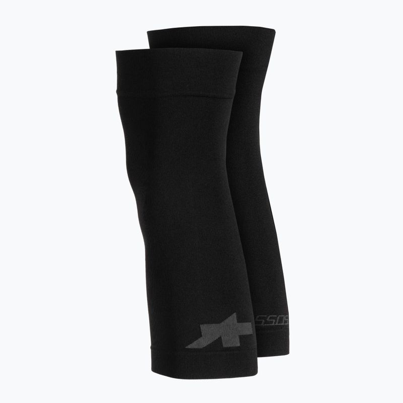 ASSOS Dětské chrániče kol na kolo Spring Fall Knee Warmers černé P13.80.830.18 2
