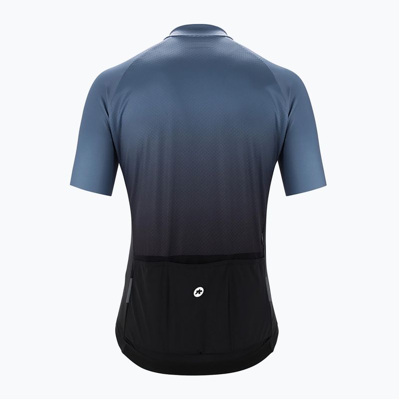 Pánský cyklistický dres ASSOS Mille GT Jersey C2 Shifter černá/modrá 11.20.311.2N 2