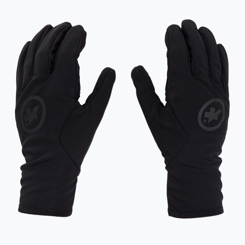 ASSOS Evo Zimní cyklistické rukavice černé 2
