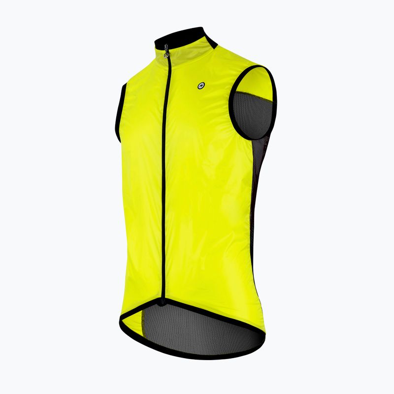 Pánská cyklistická vesta ASSOS Mille GT C2 Wind optic yellow 3
