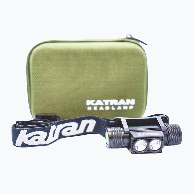 Čelová svítilna Katran W / B460 černá