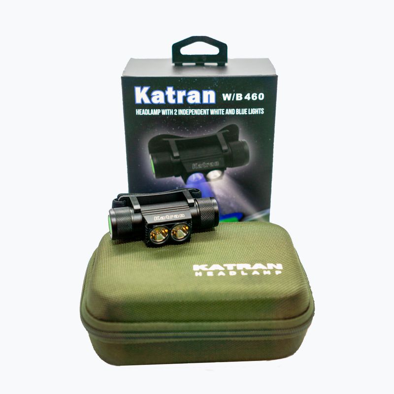 Čelová svítilna Katran W / B460 černá 2
