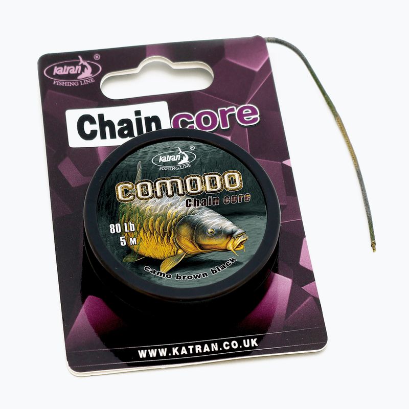 Leadcore Katran Comodo Chain Core kaprový prýmek camo zelený