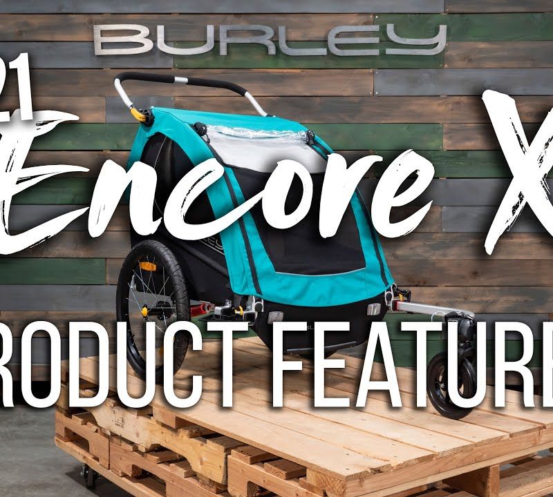 Dětský přívěs za kolo Burley Encore X modrý BU-937101 15