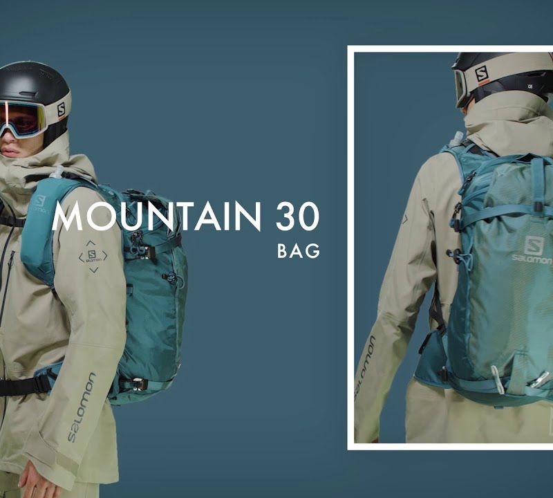 Salomon MTN 30 l parašutistický batoh černý LC1914700 16