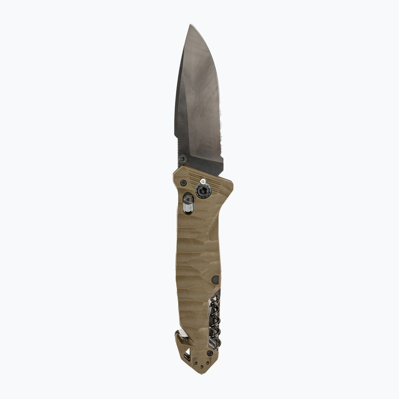 Cestovní nůž TB Outdoor CAC Serration Manche Toxifie PA6 GF khaki 2