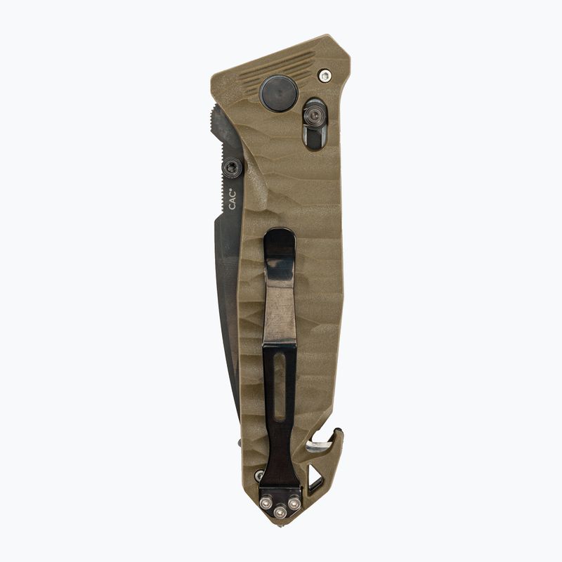 Cestovní nůž TB Outdoor CAC Serration Manche Toxifie PA6 GF khaki 3