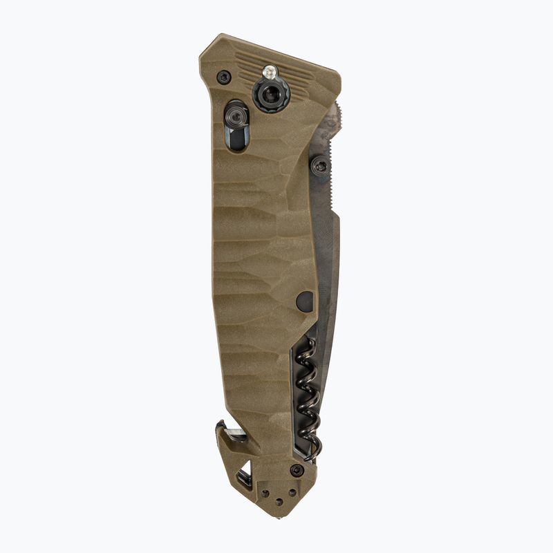 Cestovní nůž TB Outdoor CAC Serration Manche Toxifie PA6 GF khaki 4