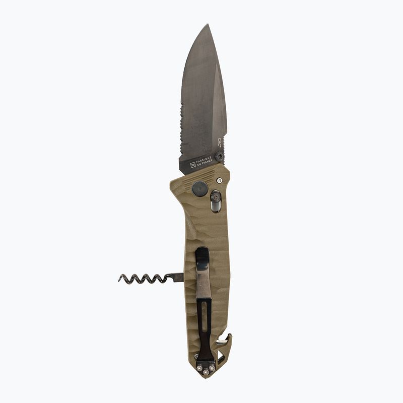 Cestovní nůž TB Outdoor CAC Serration Manche Toxifie PA6 GF khaki 5