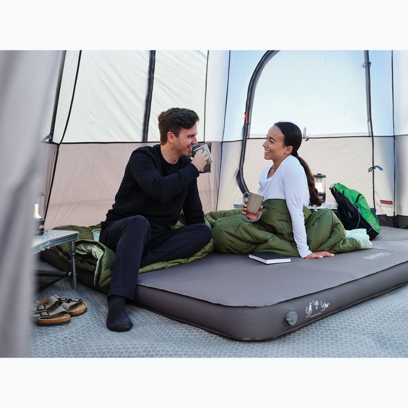 Samonafukovací karimatka Coleman Supercomfort 12 Double grey 4