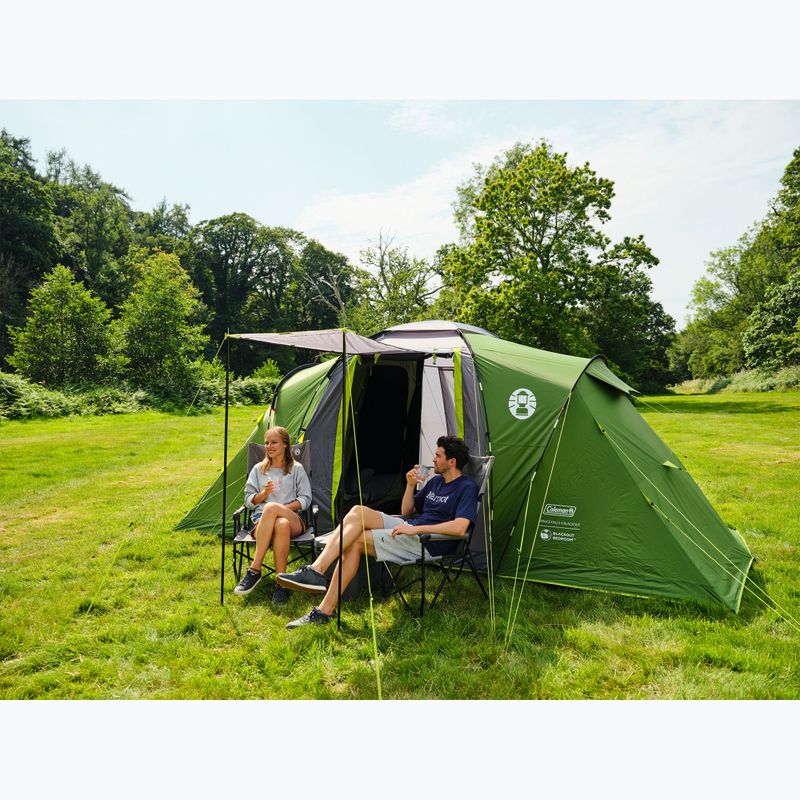 Kempinkový stan pro 4 osoby Coleman Spruce Falls Blackout green 8