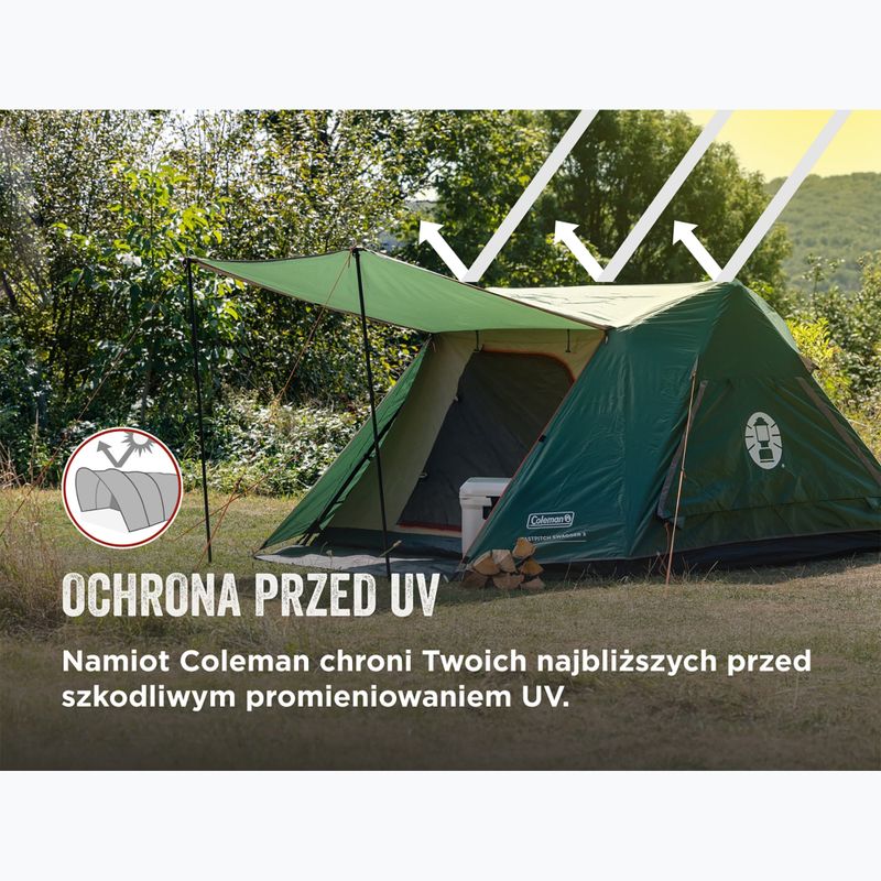 Kempinkový stan Coleman Swagger pro 3 osoby zelený 14