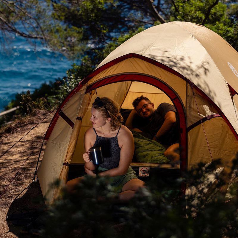 Kempingový stan pro 3 osoby Coleman Darwin Summer 3 + beige 10