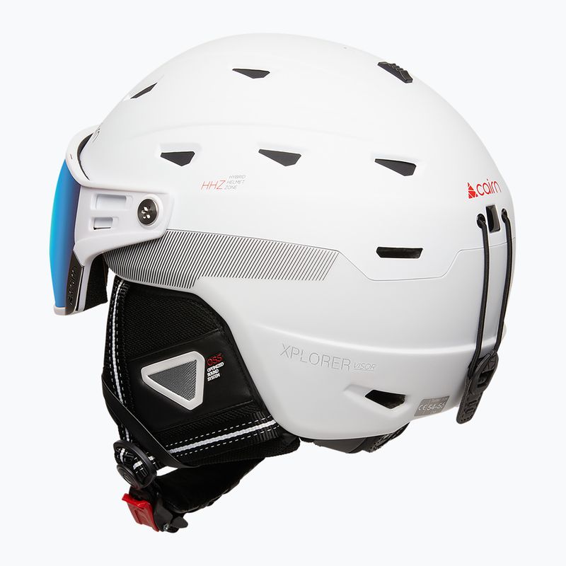 Lyžařská helma Cairn Xplorer Visor Evolight NXT white 2