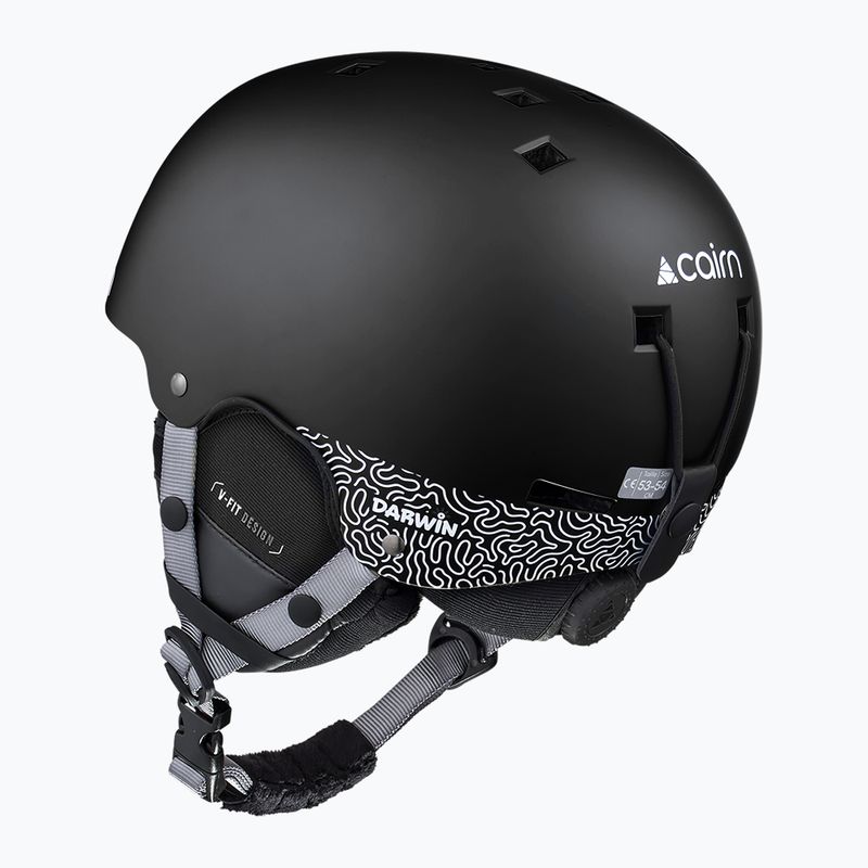 Dětská lyžařská helma Cairn Darwin Jr matte black 2