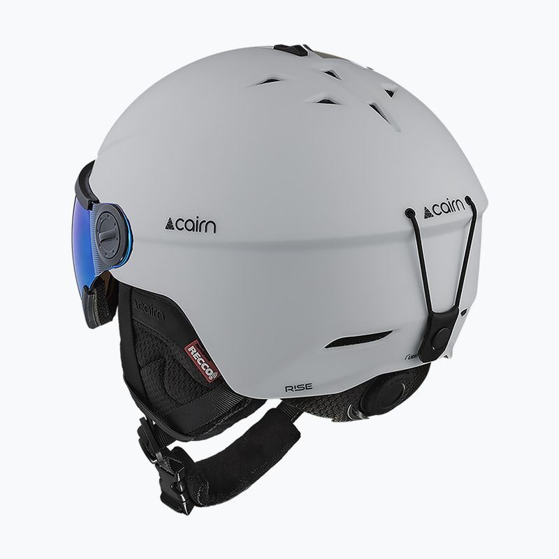 Lyžařská helma Cairn Rise II Visor mat white 5