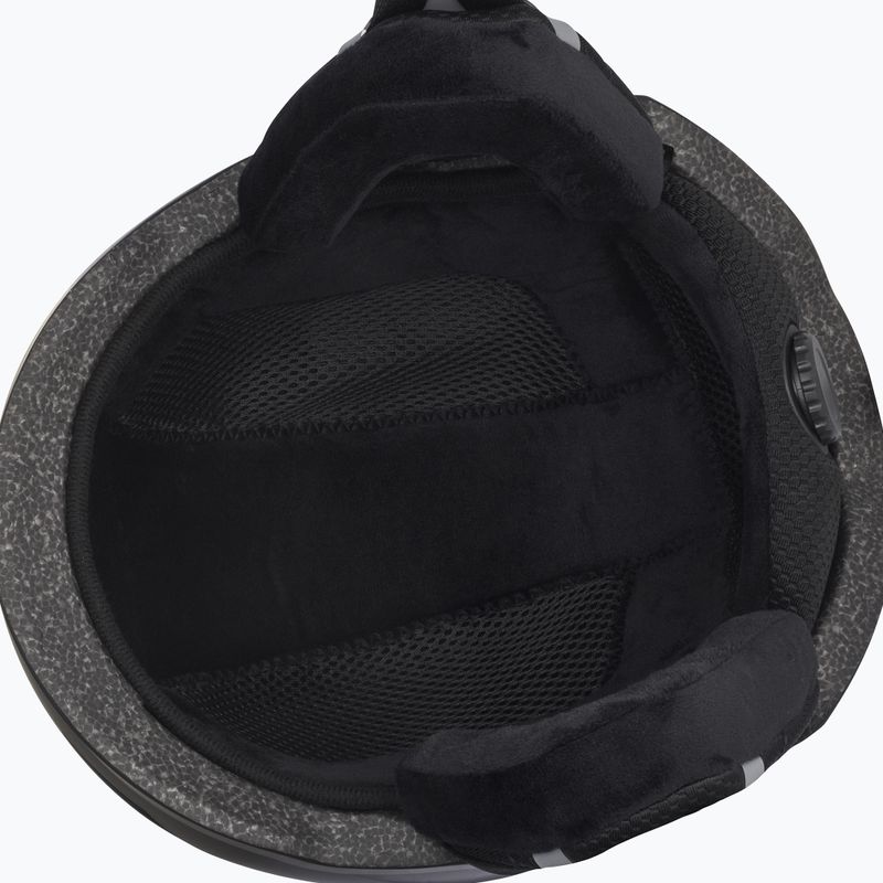 Lyžařská helma Cairn Rise II mat black lava 5