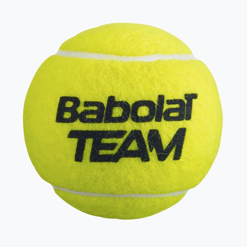 Tenisové míčky Babolat Team 4 ks. yellow 3
