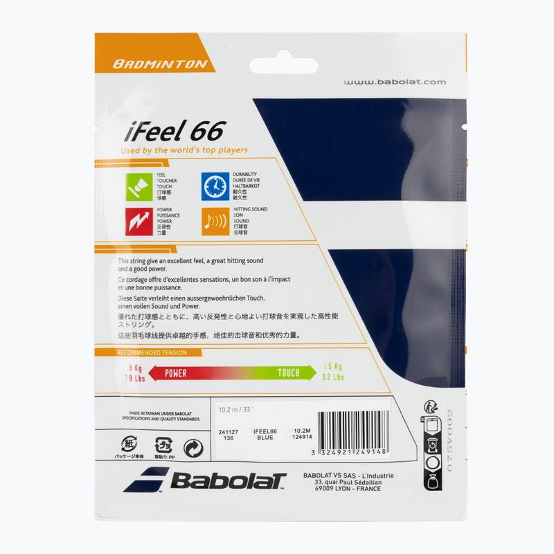 Tenisový výplet Babolat bad.iFEEL 10,2M blue 2