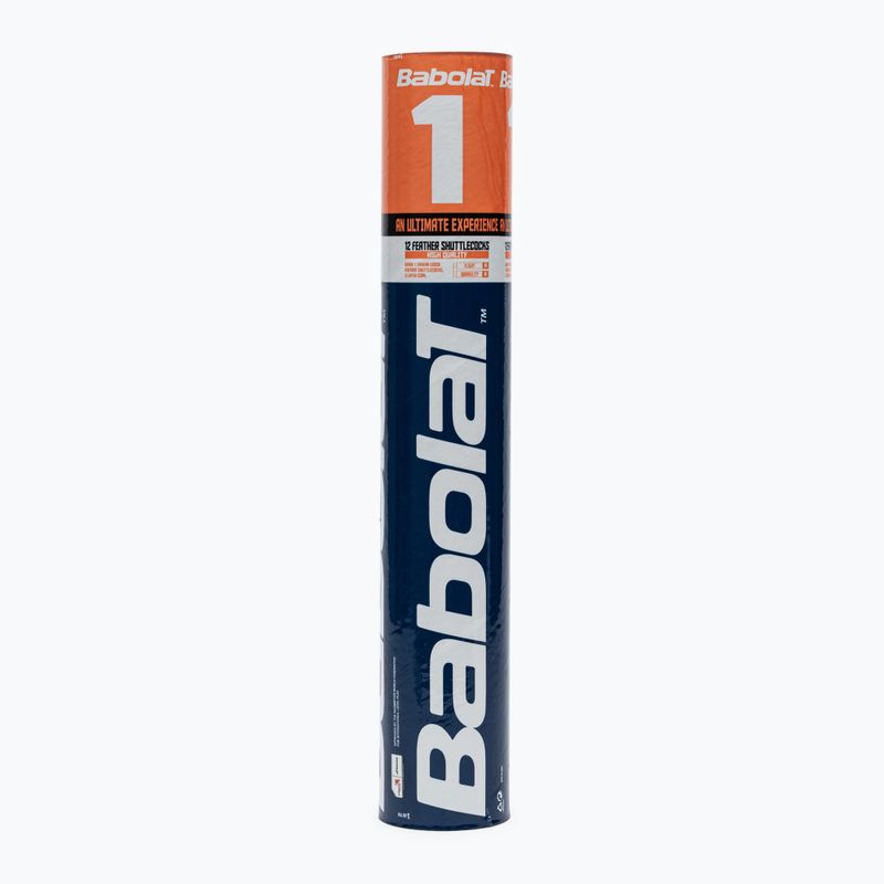 BABOLAT badmintonové člunky 1 x12 (78) bílé 133786