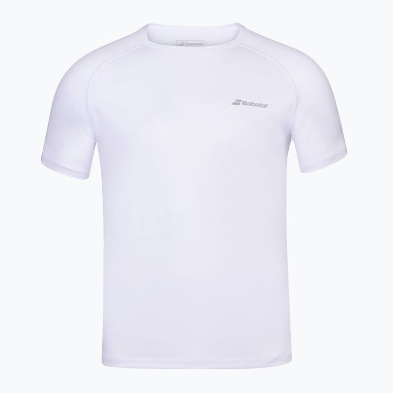 Pánské tenisové tričko Babolat Play Crew Neck white 3MP1011