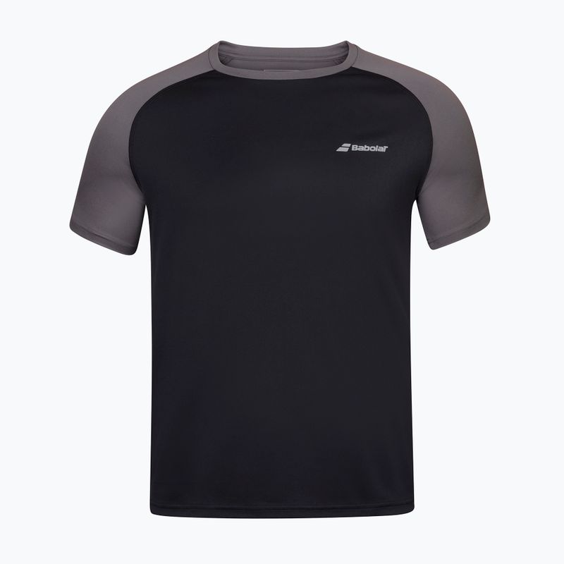 Pánské tenisové tričko BABOLAT Play Crew Neck Black 3MP1011