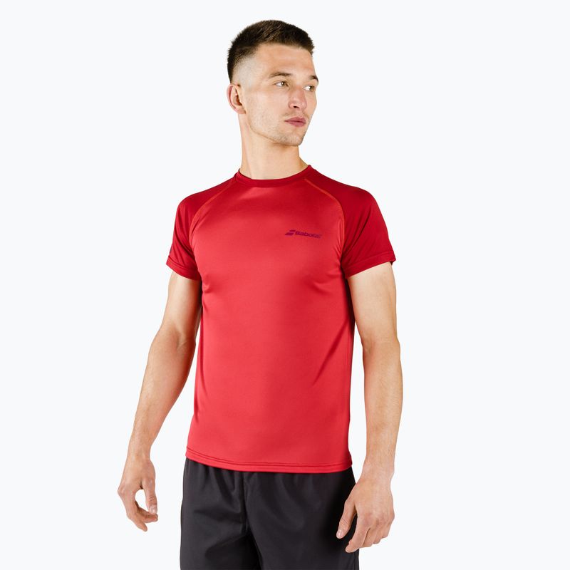 Pánské tričko BABOLAT Play Crew Neck Red 3MP1011 4