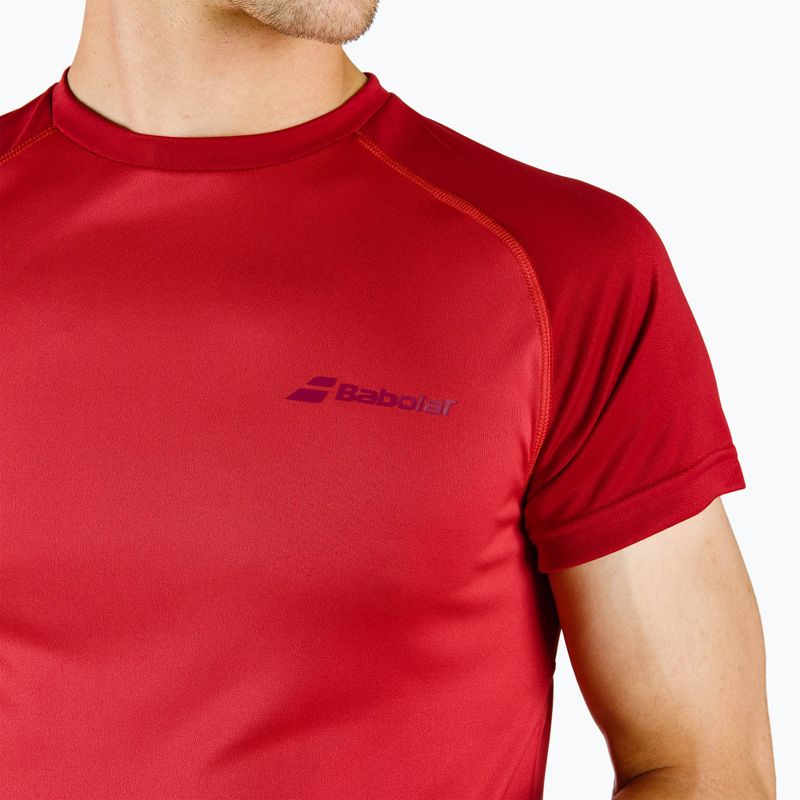 Pánské tričko BABOLAT Play Crew Neck Red 3MP1011 7
