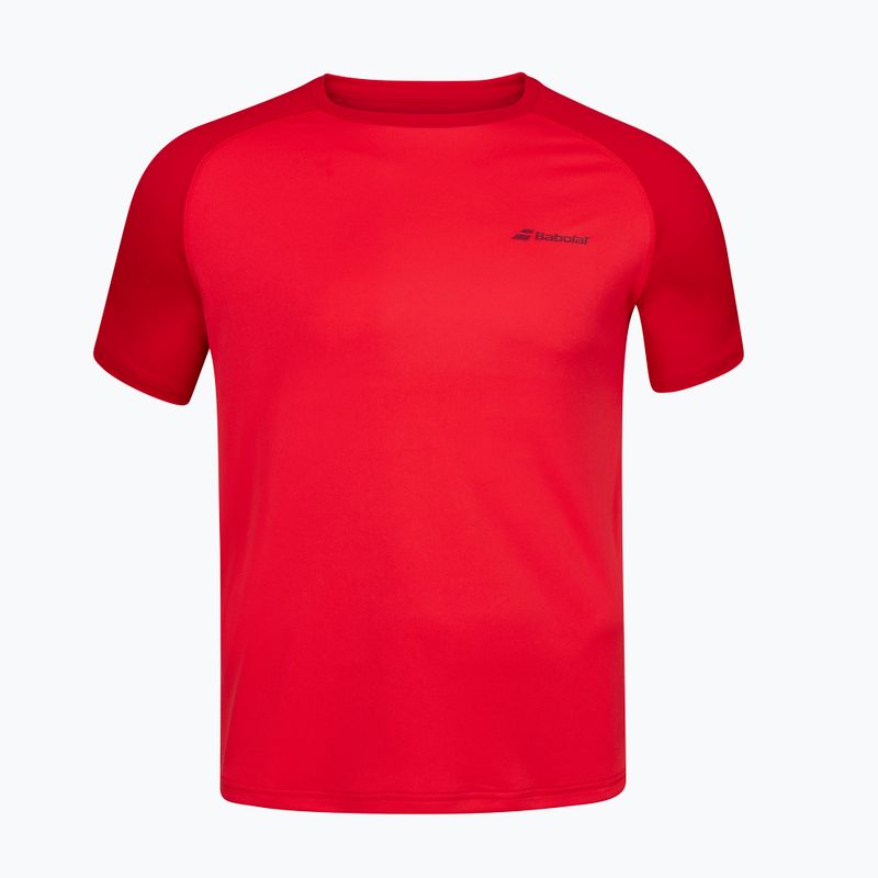 Pánské tričko BABOLAT Play Crew Neck Red 3MP1011