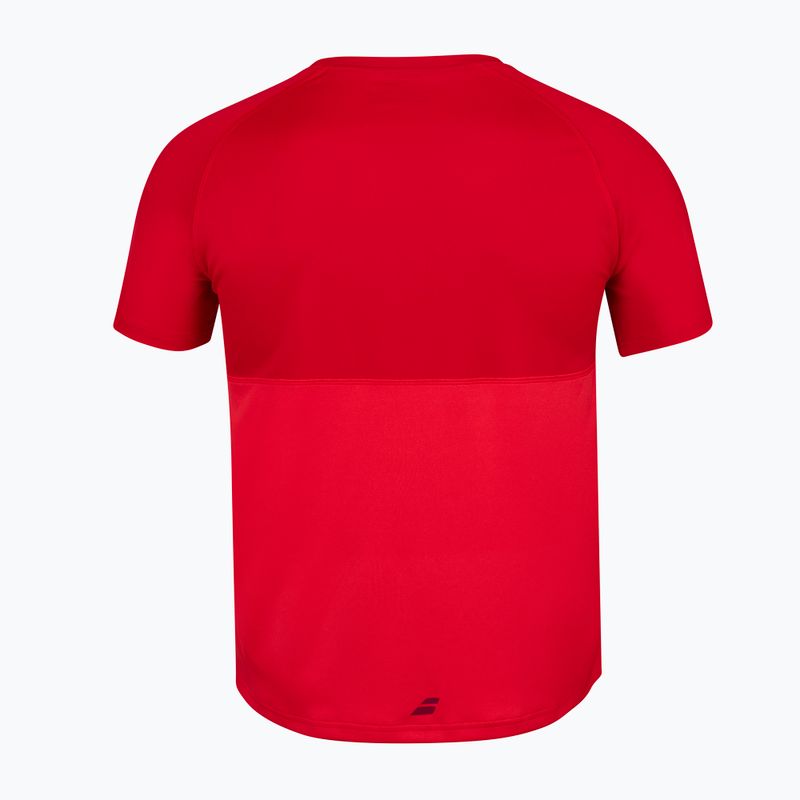 Chlapecké tričko BABOLAT Play Crew Neck Red 3BP1011 3
