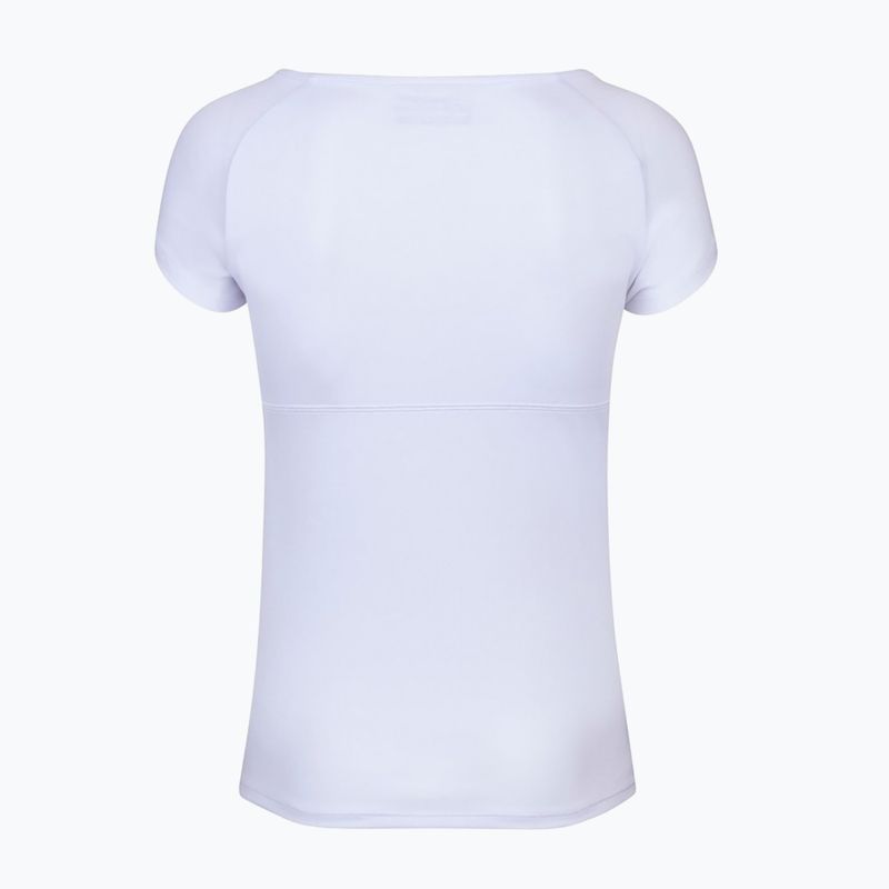 Dámské tenisové tričko Babolat Play Cap Sleeve white/white 2