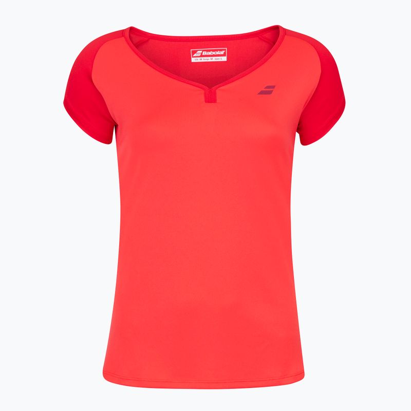 Dámské tričko BABOLAT Play Cap Sleeve T-Shirt červené 3WP1011