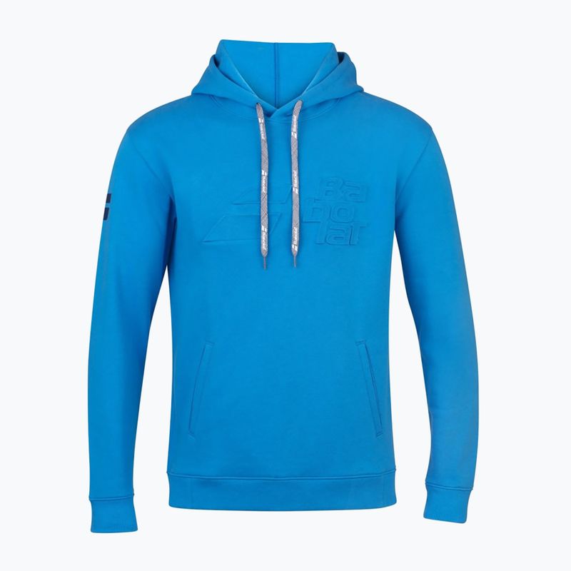 Pánská mikina  Babolat Exercise Hood Sweat blue aster