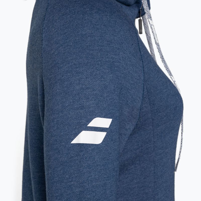 Dámská tenisová mikina Babolat Exercise Hood estate blue heather 4