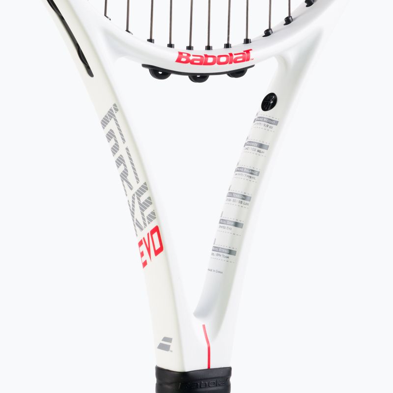 Tenisová raketa BABOLAT Strike Evo bílá 178871 4